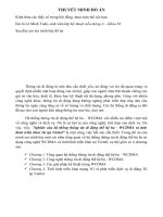 đồ án kỹ thuật viễn thông  Thuyết minh đồ án Nghiên cứu hệ thống thông tin di động thế hệ ba – WCDMA và tình hình triển khai 3G tại Viettel