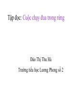 TAP DOC LOP 3: CUOC CHAY DUA TRONG RUNG