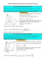 hình học không gian cổ điển trong kì thi tuyển sinh đại học