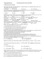 ĐỀ THI THỬ VẬT LÍ 2010 LẦN 1 (ĐỨC THỌ)