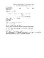 Dap an toan 9 chat luong