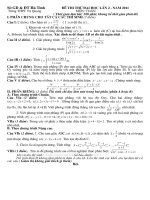 ĐỀ THI THỬ LẦN 2 VŨ QUANG (TOÁN)