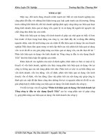 luận văn kế  toán thương mại Phân tích hiệu quả sử dụng vốn kinh doanh tại Tổng công ty đầu tư xây dựng Quyết Tiến