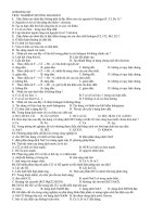 Bài TẬP TRẮC NGHIỆM CHƯƠNG HALOGEN