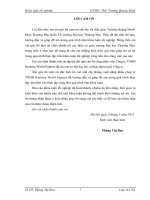 luận văn khoa thương mại quốc tế Quy trình giao nhận hàng xuất khẩu bằng đường hàng không tại Công ty TNHH Kintetsu World Express