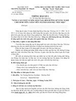 THÔNG BÁO TỔ CHỨC HỘI THẢO KHOA HỌC SỐ 1-2011