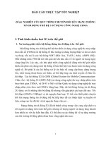 đồ án kỹ thuật viễn thông Đề tài NGHIÊN CỨU QUY TRÌNH CHUYẾN ĐỔI LÊN MẠNG THÔNG TIN DI ĐỘNG THẾ HỆ 3 SỬ DỤNG CÔNG NGHỆ CDMA.DOC