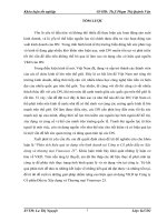 luận văn kế  toán thương mại Phân tích hiệu quả sử dụng vốn kinh doanh tại Công ty Cổ phần đầu tư Xây dựng và thương mại Vinawaco 25
