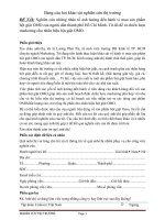 Nghiên cứu những nhân tố ảnh hưởng đến hành vi mua sản phẩm bột giặt OMO của người dân thành phố hồ chí minh  từ đó đề ra chiến lược marketing cho nhãn hiệu bột giặt OMO