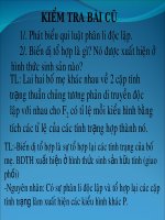 Tiết 6 Lai hai cặp TT (tt)