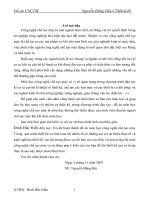 THUYẾT MINH ĐỒ ÁN CÔNG NGHỆ CHẾ TẠO MÁY