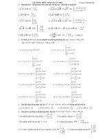 Các công thức toán 10(NC) cần nhớ