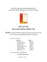 Đồ án Xây dựng mô đun mở rộng hỗ trợ quản lý thông tin tổ chức và cán bộ cho các cổng thông tin điện tử trên Liferay