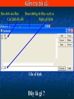 THÊM MỘT SỐ LỆNH CỦA LOGO