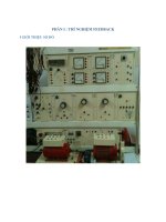 báo cáo thực tập chuyên môn truyền động điện