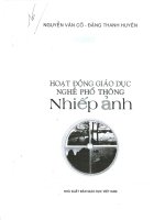 Hoạt động giáo dục nghề phổ thông nhiếp ảnh