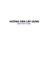 Hương dẫn lắp dựng các cấu kiện nhà thép