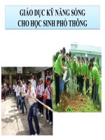Giáo dục kĩ năng sống cho học sinh phổ thông
