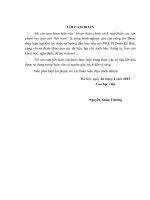 luận văn thạc sĩ  Hoàn thiện chính sách xuất khẩu các sản phẩm rau quả của Việt Nam