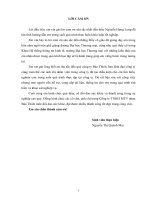 Phân tích thiết kế hệ thống thông tin quản lý kho vật tư tại Công ty TNHH MTV Nhựa Bảo Thiên