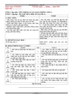 GIÁO ÁN GHÉP 4+5 TUẦN 28 CKTKN