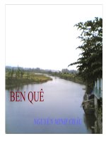 Văn 9_Tiết 136-137,Hướng dẫn đọc thêm :BẾN QUÊ