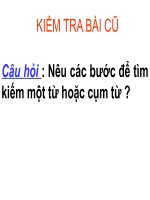 Bài tập và thực hành 8