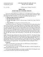 bao cao so ket hoc ki I conh doan nam 2011