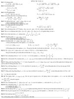 Bai tap on tap toan 10