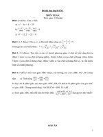 Đề DA HSG toán 8