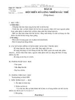 Bai 24. Dot bien so luong nhiem sac the(tiep theo)