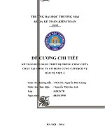 ĐỀ CƯƠNG CHI TIẾT KẾ TOÁN BÁN HÀNG THIẾT BỊ PHÒNG CHÁY CHỮA CHÁY TẠI CÔNG TY CỔ PHẦN CUNG CẤP DỊCH VỤ BẢO VỆ VIỆT Á