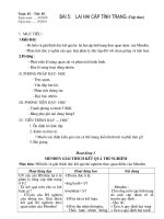 Bai 5. Lai hai cap tinh trang (tiep theo)