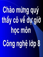 Tiết 40- Bài 44:ĐỒ DÙNG LOẠI ĐIỆN CƠ:
