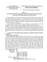 Đề án xây dựng trường chuản quốc gia