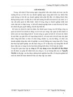 BÁO cáo thực tập  công ty cổ phần xây dựng và tư vấn thiết kế hoà bình