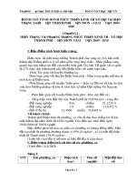đồ án kỹ thuật điện điện tử Đánh giá tình hình phát triển kinh tế xã hội và hiện trạng lưới điện thành phố điện biên - giai đoạn 2004 - 2010.DOC
