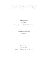 The Influence of Gender and Ethnicity on the Use of ICT in Higher Education  A Case of Arts and Social Sciences Students in Universiti Malaya