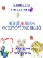 Tiết 59 Luyện Tập