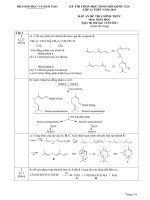 Đáp án thi Học sinh giỏi QG lớp 12 Hóa học 2011 (ngày 2)