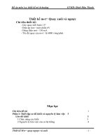 đồ án kỹ thuật điện điện tử Thiết kế môtơ Quay xuôi và ngược