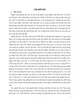 Giải pháp cải thiện thượng nguồn chuỗi cung ứng ngành dệt may xuất khẩu của việt nam trong bối cảnh căng thẳng giữa việt nam và trung quốc về vấn đề biển đông