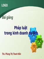Slide môn pháp luật trong kinh doanh du lịch: Vi phạm hành chính