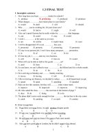 đề thi tiếng anh 1.3 vcu đại học thương mại full