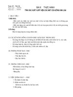 Bai 6. Thuc hanh - Tinh xac suat xuat hien cac mat cua dong kim loai