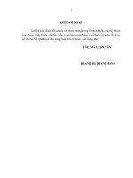 luận văn thạc sĩ Quản trị Quan hệ khách hàng tại Trung tâm Dịch vụ khách hàng - Ngân hàng Thương mại Cổ phần Quân Đội