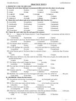 trắc nghiệm tiếng anh 12