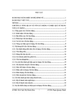 luận văn kế  toán thương mại Giải pháp nâng cao hiệu quả sử dụng vốn lưu động tại Công ty cổ phần đầu tư thương mại và phát triển Nam Khánh