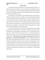 luận văn kế  toán thương mại Phân tích hiệu quả sử dụng vốn kinh doanh tại Công ty Cổ phần Dịch vụ và Thương mại Thành Hưng