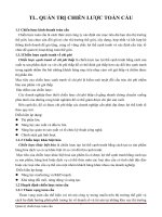 thảo luận đề tài . QUẢN TRỊ CHIẾN LƯỢC TOÀN CẦU